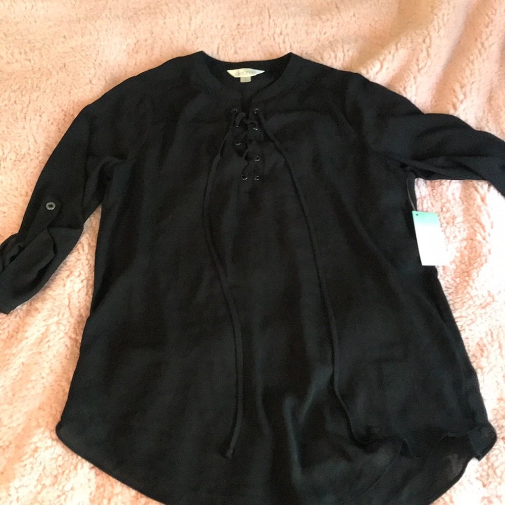 Decree black dress shirt